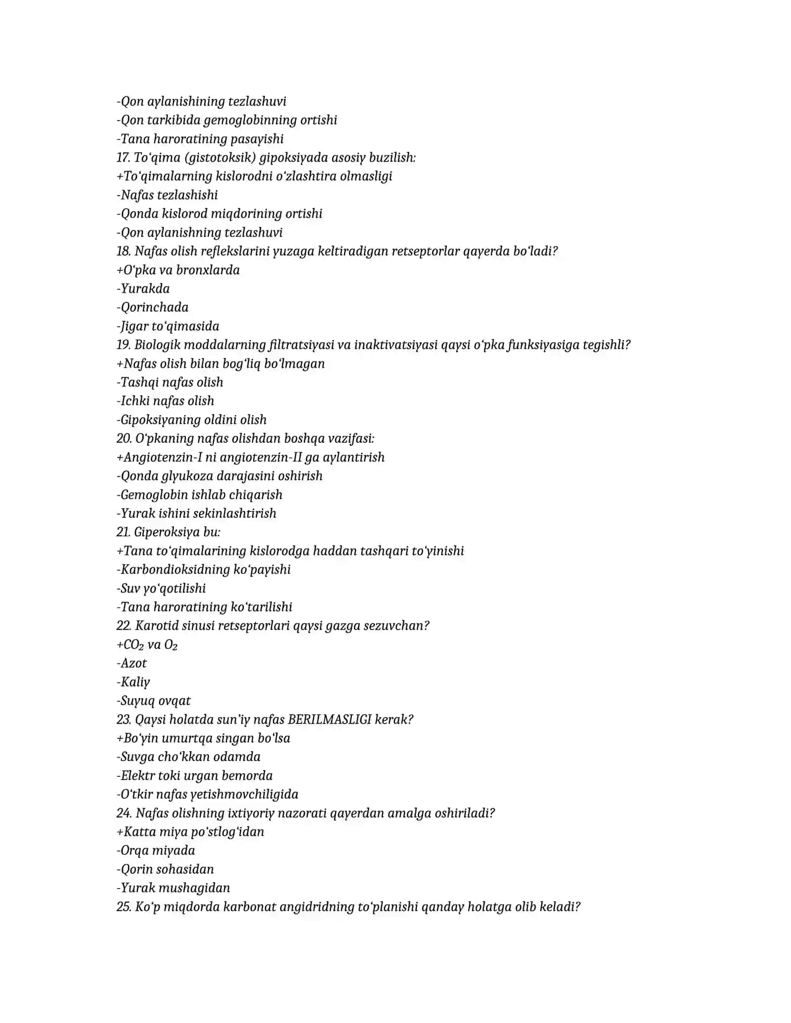 Nafas olish turlari va gipoksiya 3