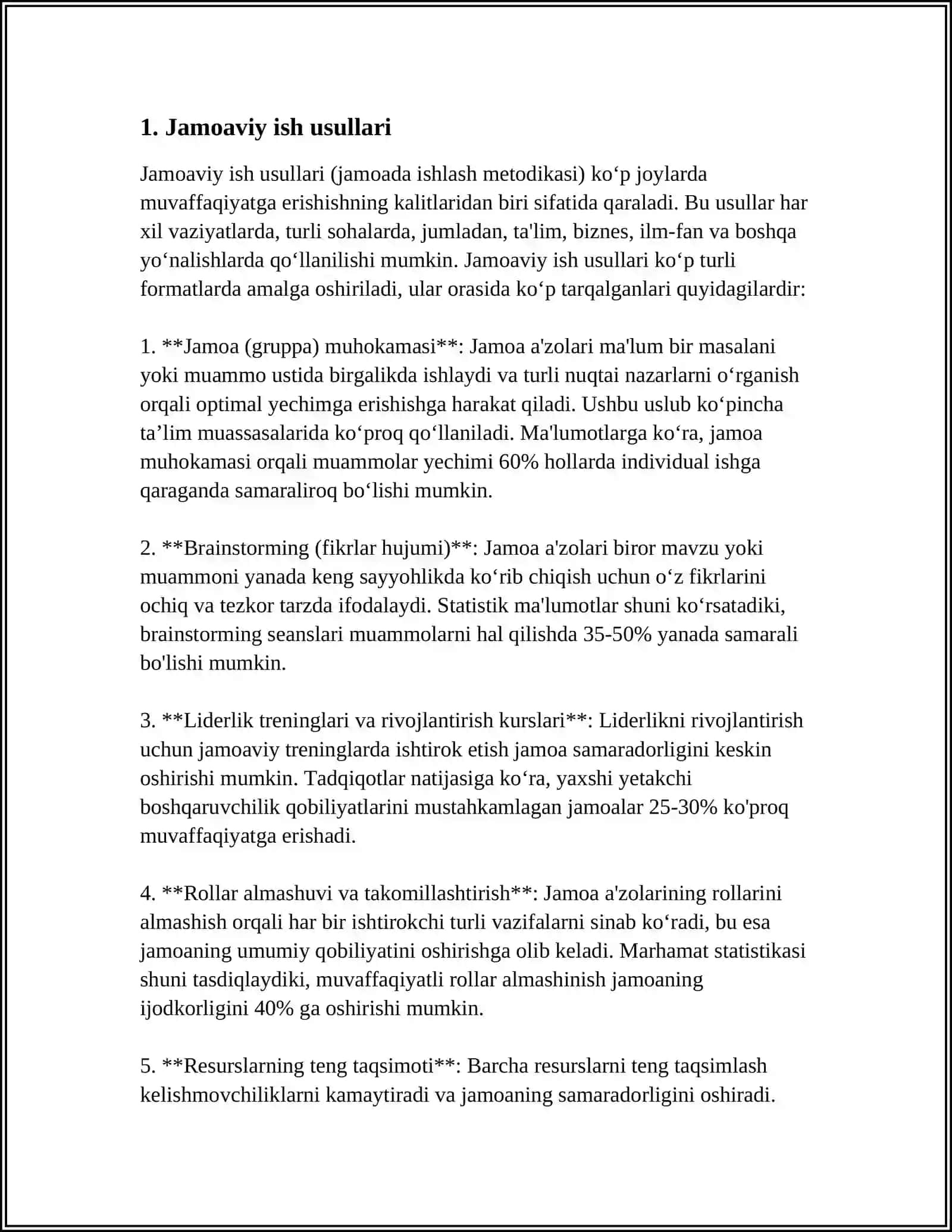 BOSHQALAR BILAN ISHLASH VA HAMKORLIKNI ORGANISH 3