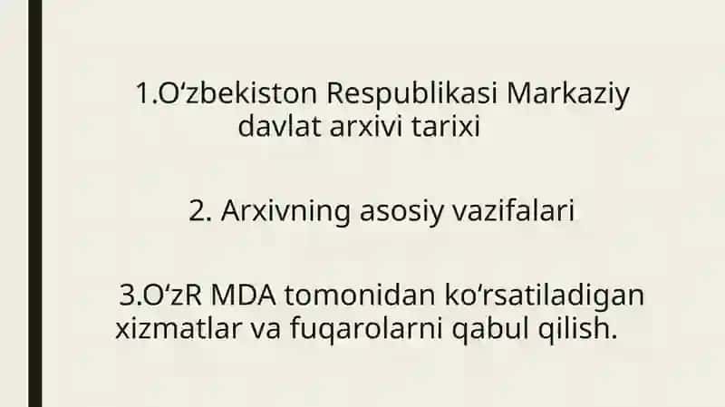 O‘zbekiston Respublikasi Markaziy davlat arxivi 3
