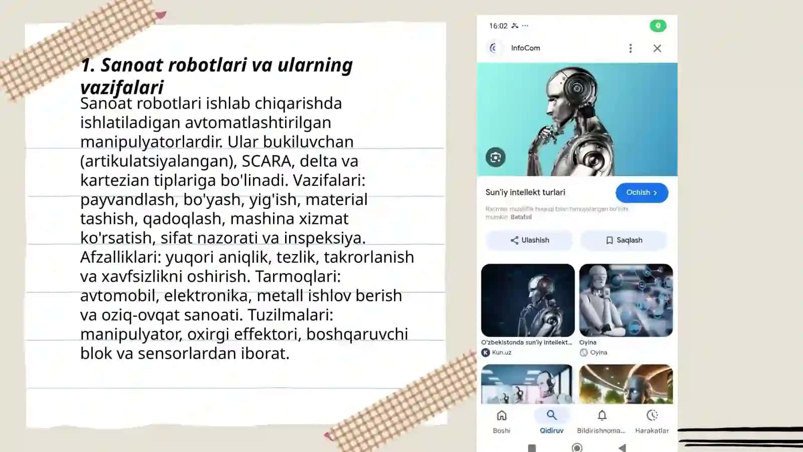 Sanoat robotlari va ularning vazifalari 3