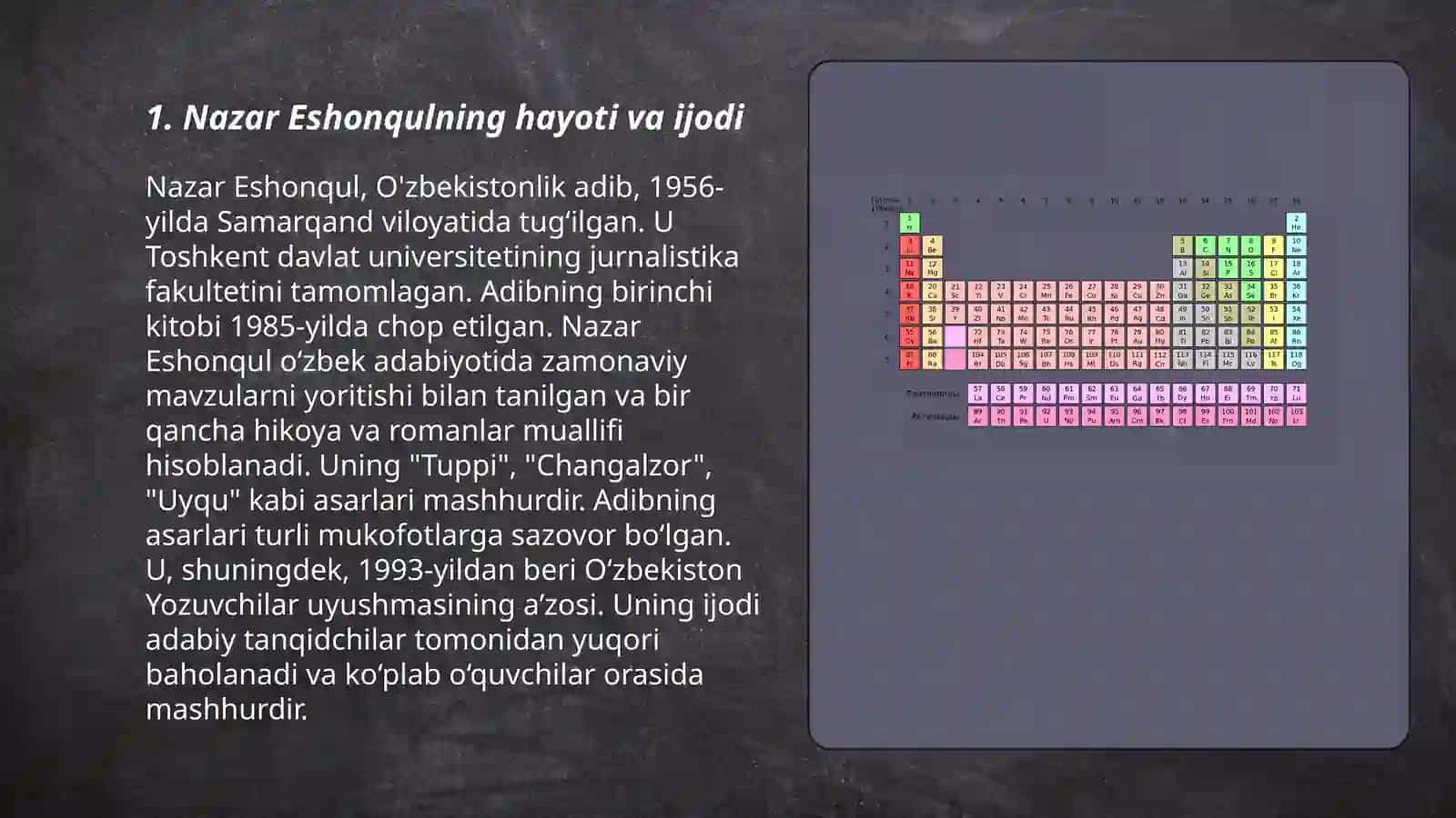 Nazar Eshonqulning eng xarakterli hikoyasini mustaqil tahlil etish 3