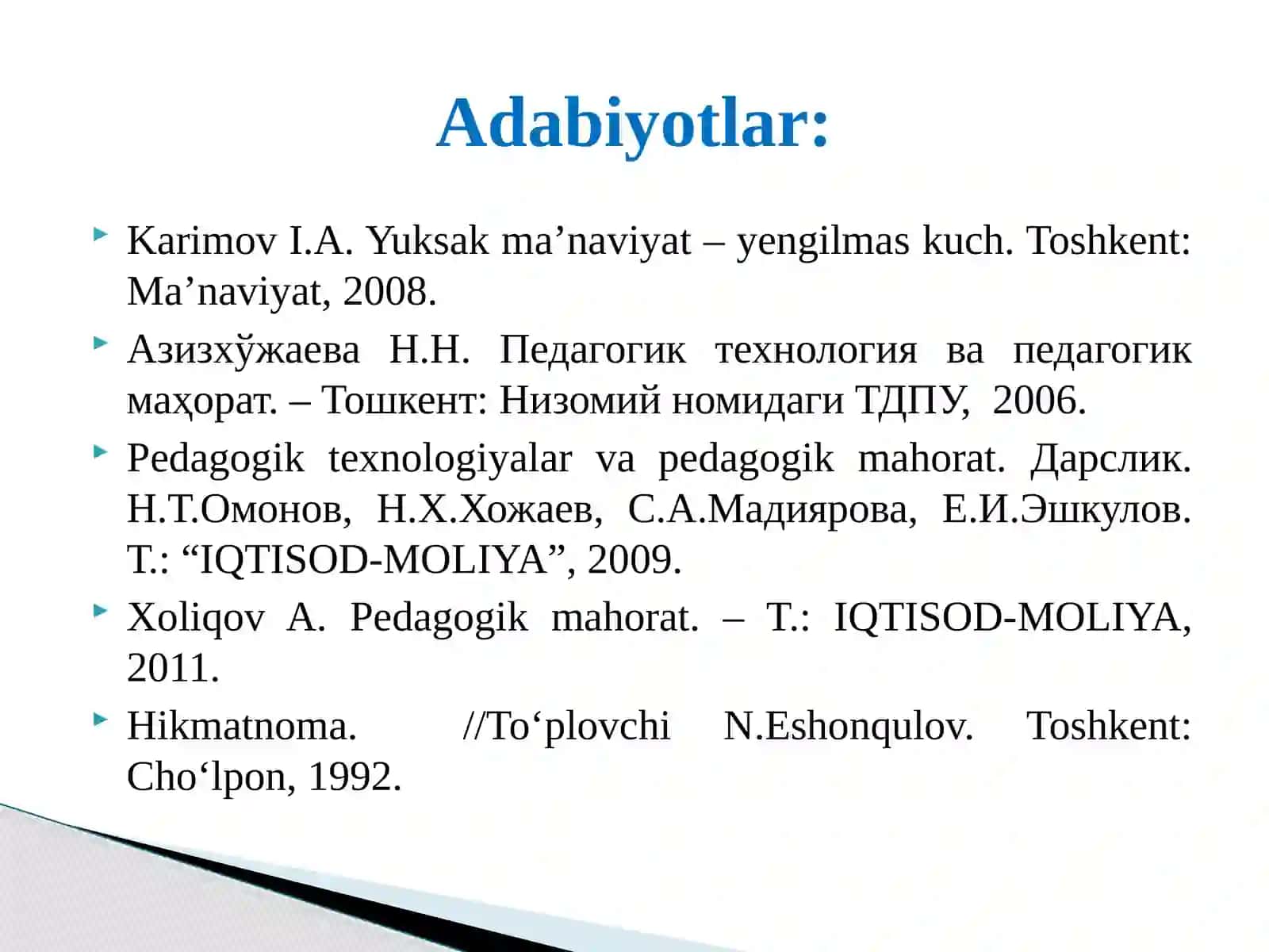 Pеdаgоgik mahorat 3