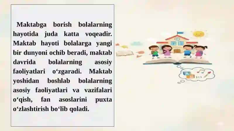 Bolalarni maktab ta'limiga psixik jihatdan tayyorlash 3