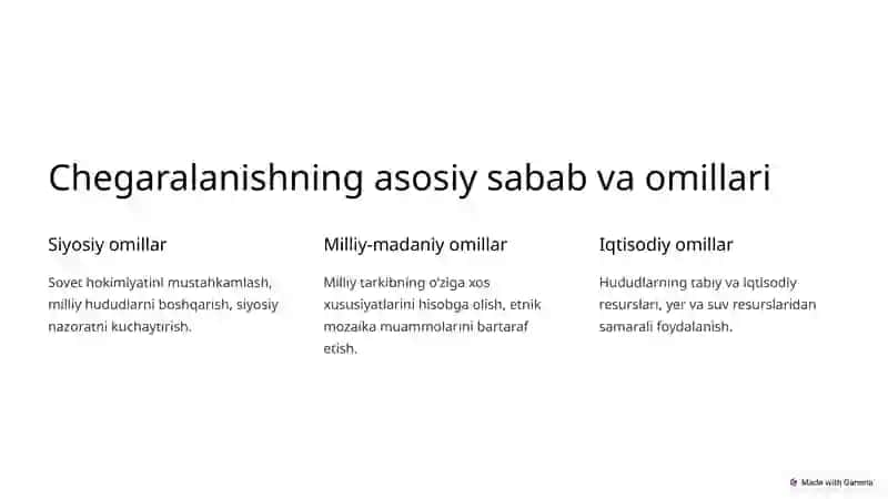 Oʻrta Osiyo davlatlarining milliy hududiy chegaralanishi 3
