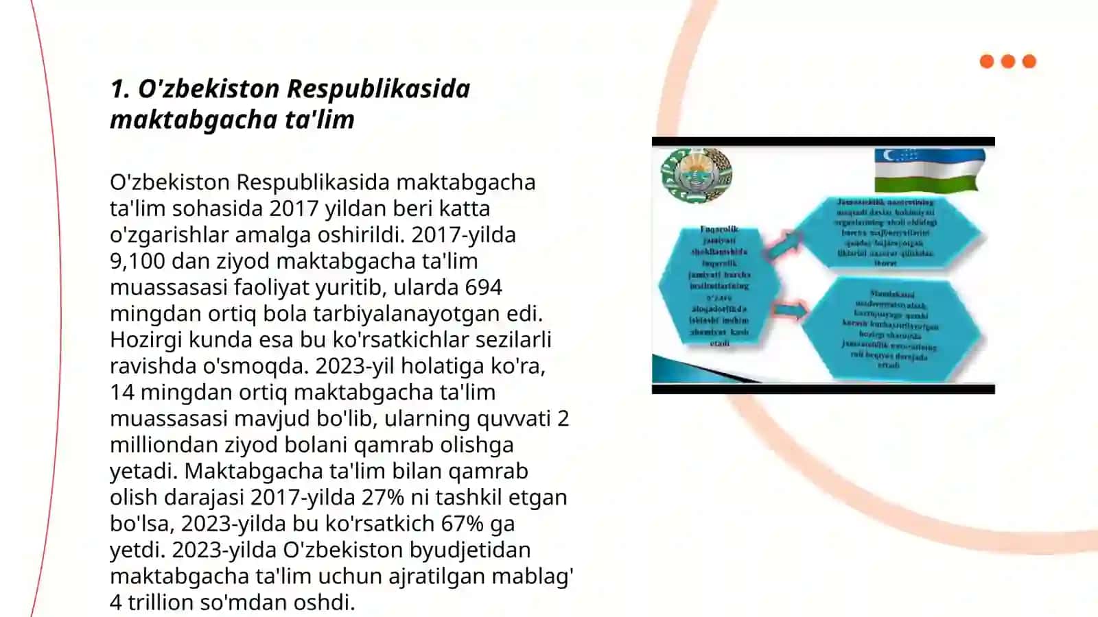 O'zbekiston Respublikasida maktabgacha ta'lim 3