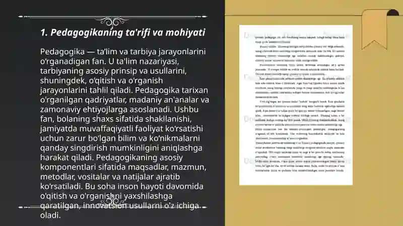 Pedagogikaning predmeti, maqsad va vazifalari 3