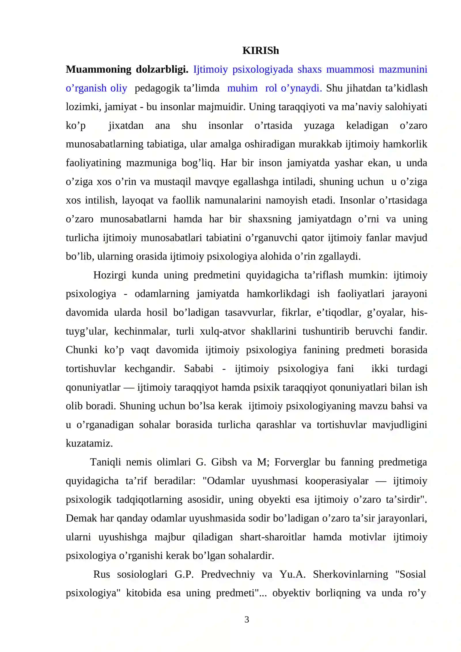 Ijtimoiy psixologiyada shaxs muammosi 3
