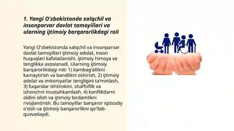 Yangi O'zbekistonda xalqchil va insonparvar davlat qurishning ijtimoiy-siyosiy ahamiyati 3