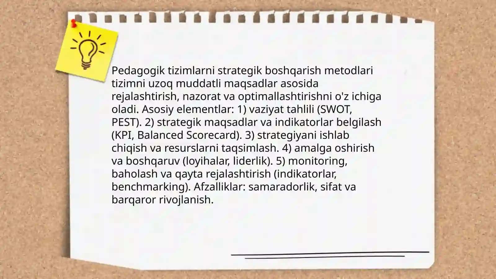 Pedagogik tizimlarni boshqarish metodlari 3