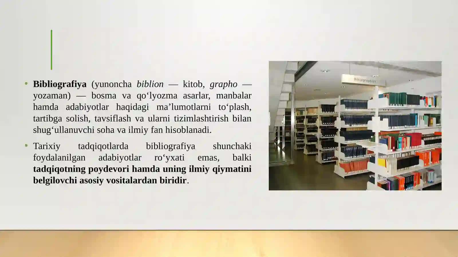 Bibliografiya va uning tarixiy tadqiqotdagi ahamiyati 3