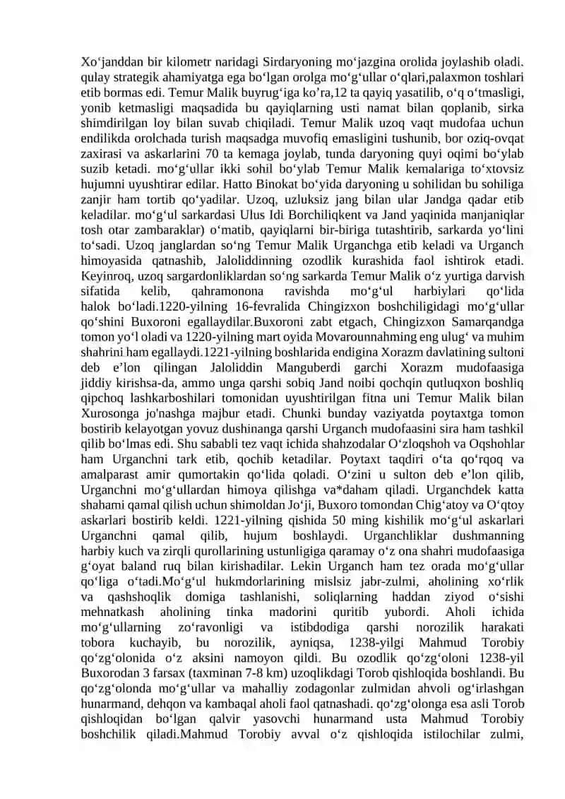 Mo‘g‘ullar bosqini tarixiy geografiyasi 3