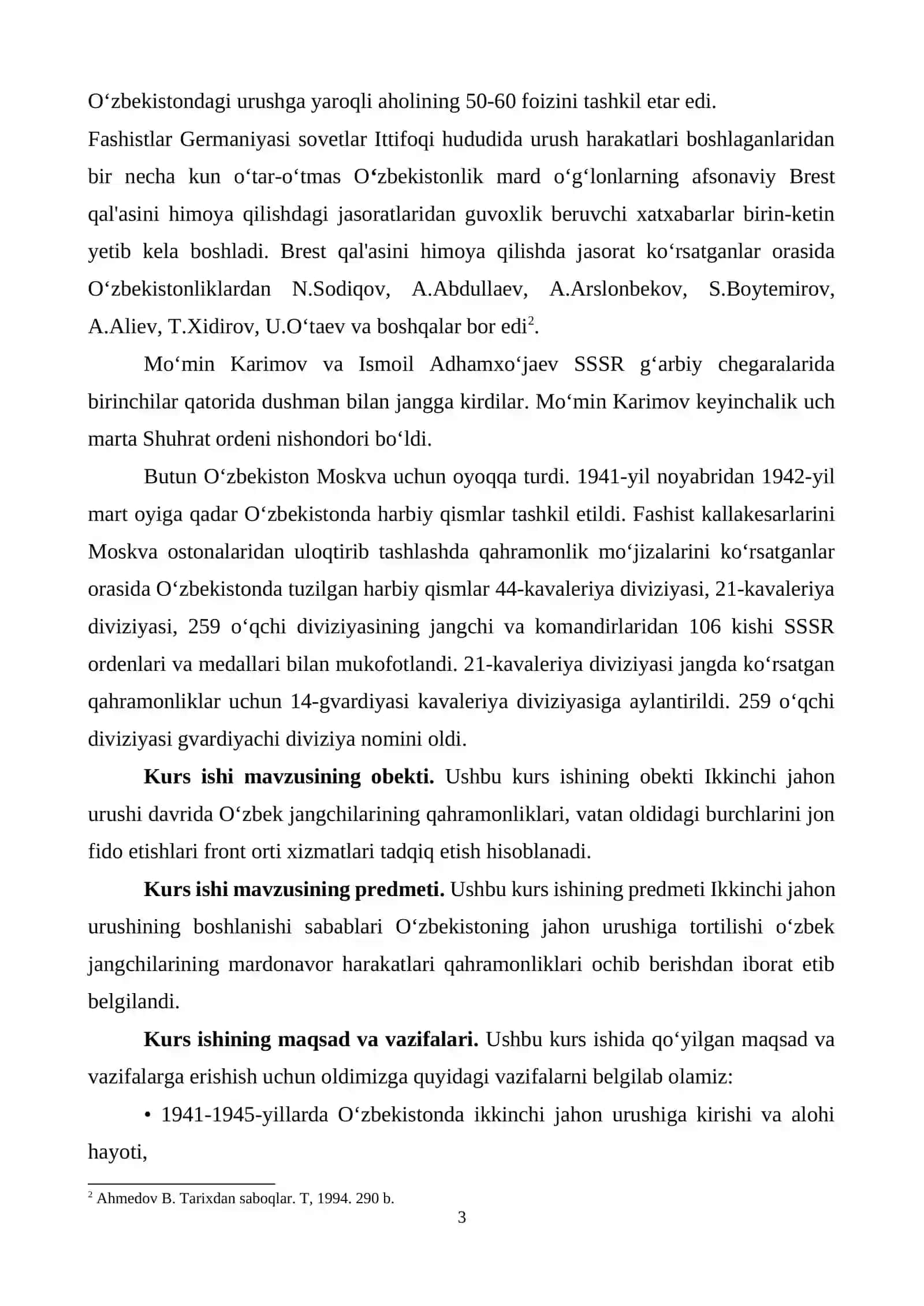 IKKINCHI JAHON URUSHI YILLARIDA OʻZBEKISTON HARBIYLARINING JANGOVORLIGI 3
