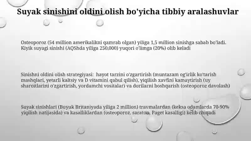 Suyak sinishlari turlari 3
