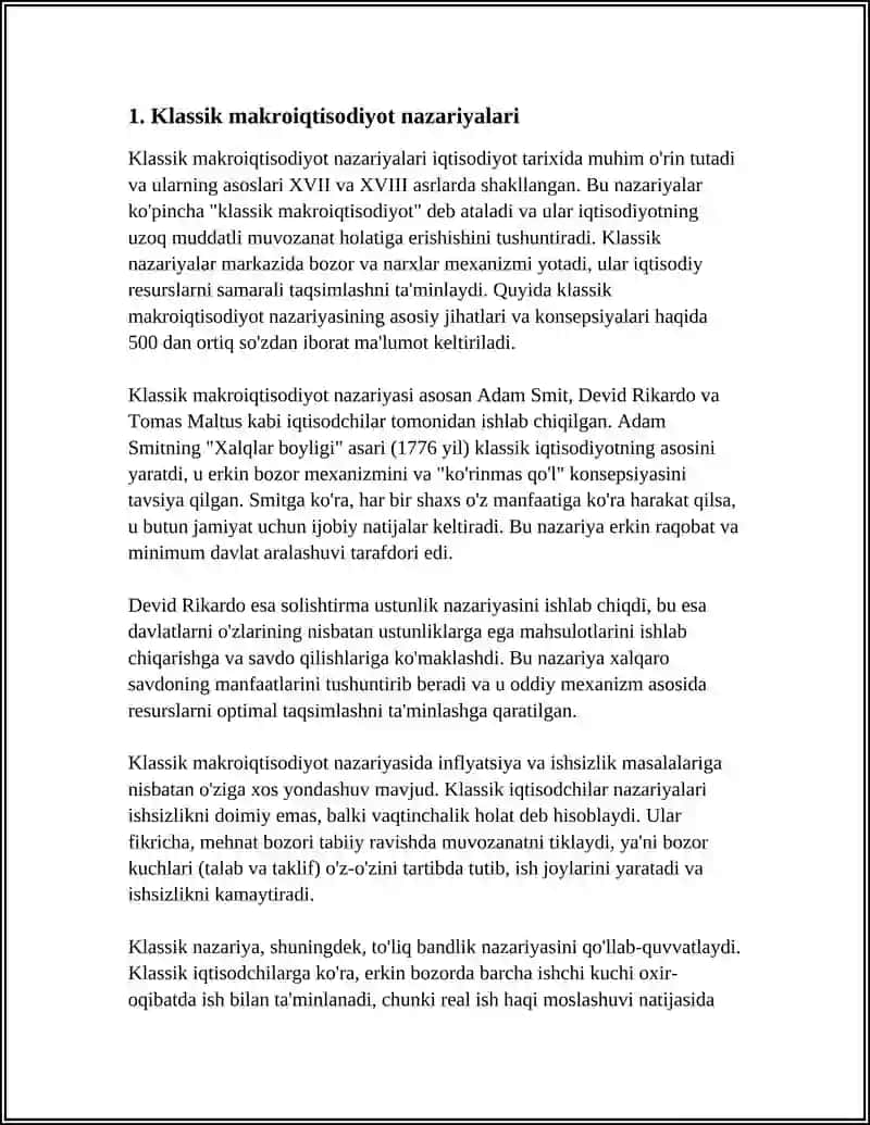 KLASSIK VA KEYNS MAKRO IQTISODIYOTI 3
