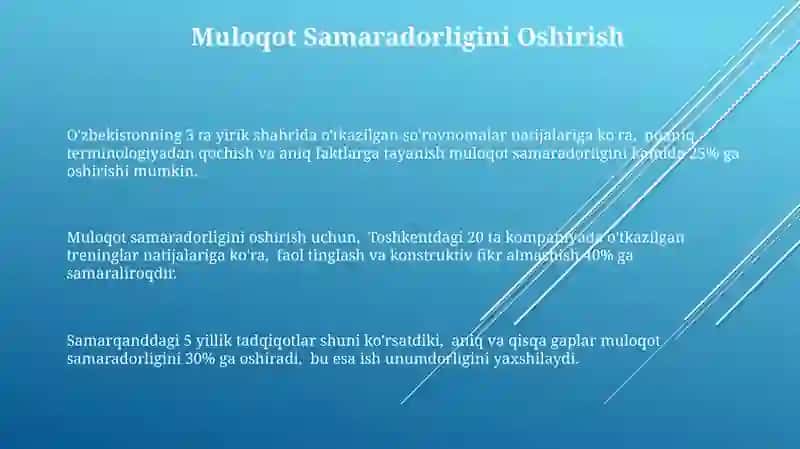 Kasbiy nutqda muloqot qoidalari va standartlari 3