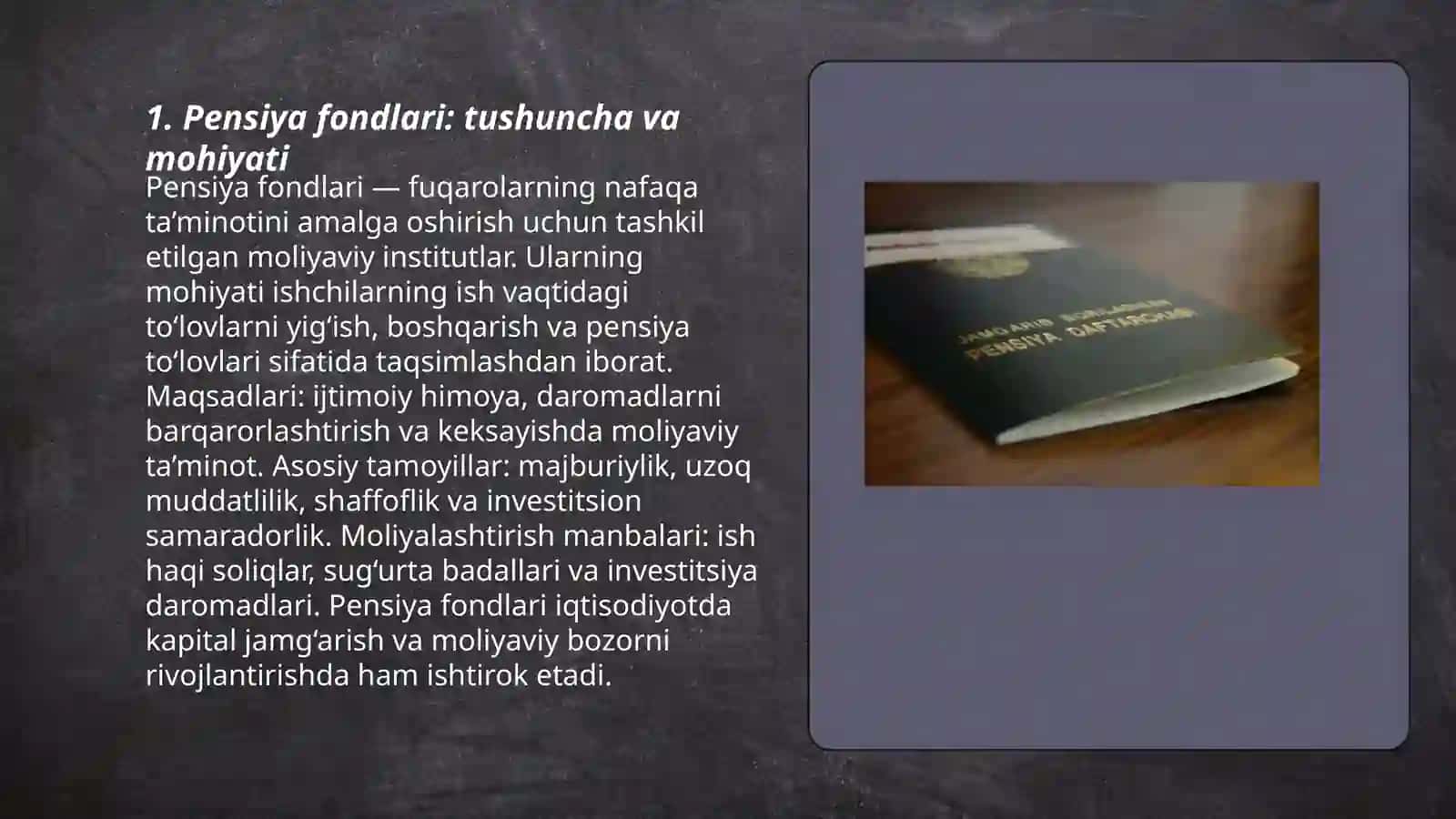 Pensiya fondlari va ularning funksiyalari 3