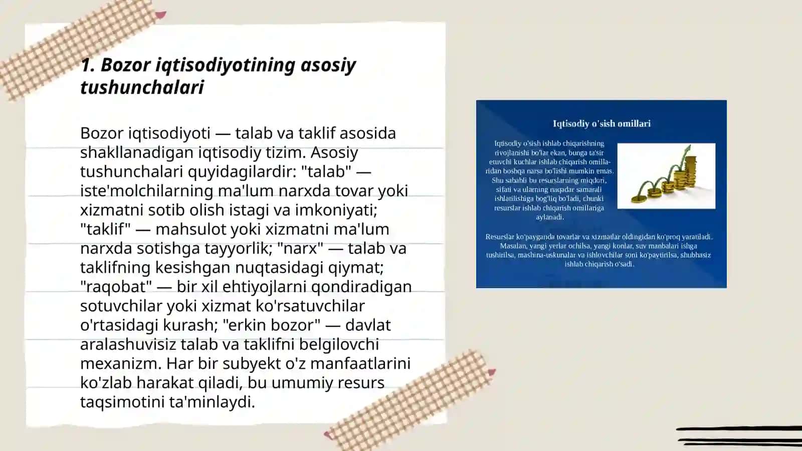 Bozor iqtisodiga oʻtishning asosiy tamoyillari 3