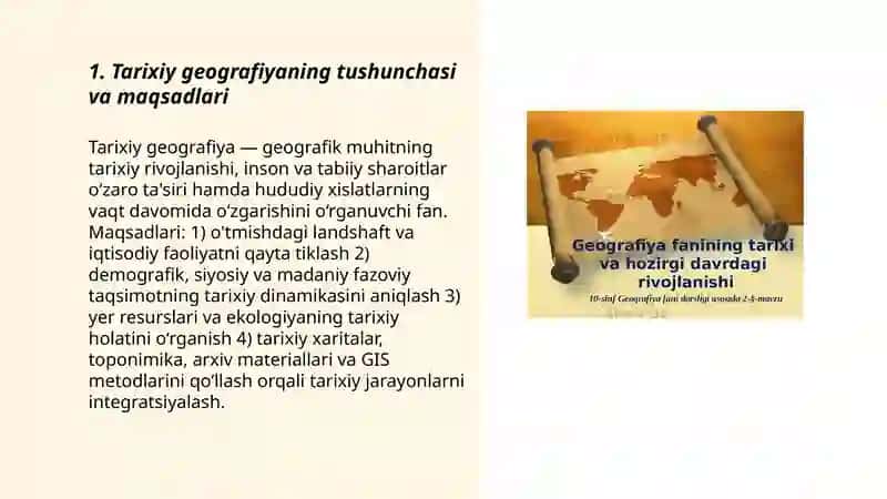 Tarixiy geografiyaning shakllanishi va taraqqiyoti 3