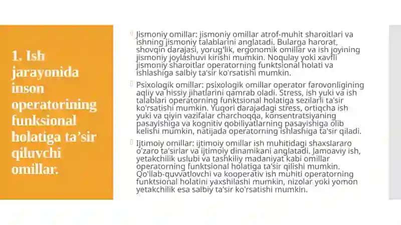 Ish jarayonida inson operatorining funksional holatini baholash 3