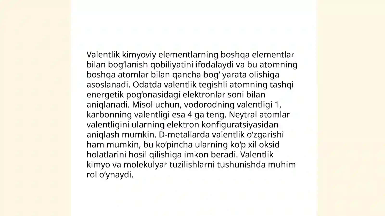 Valentlik va uning turlari. Sintaktik aloqa 3