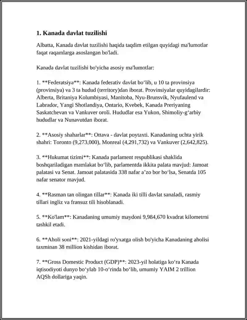 KANADA DAVLATI 3