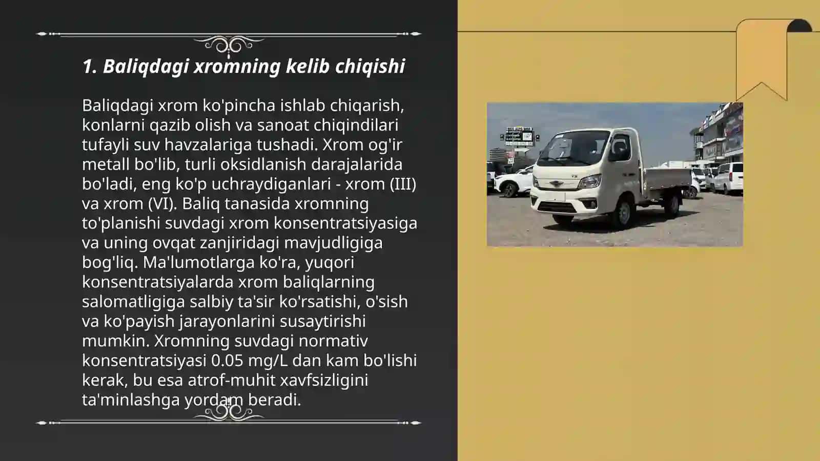 Baliqning xrom bilan zaharlanishi 3