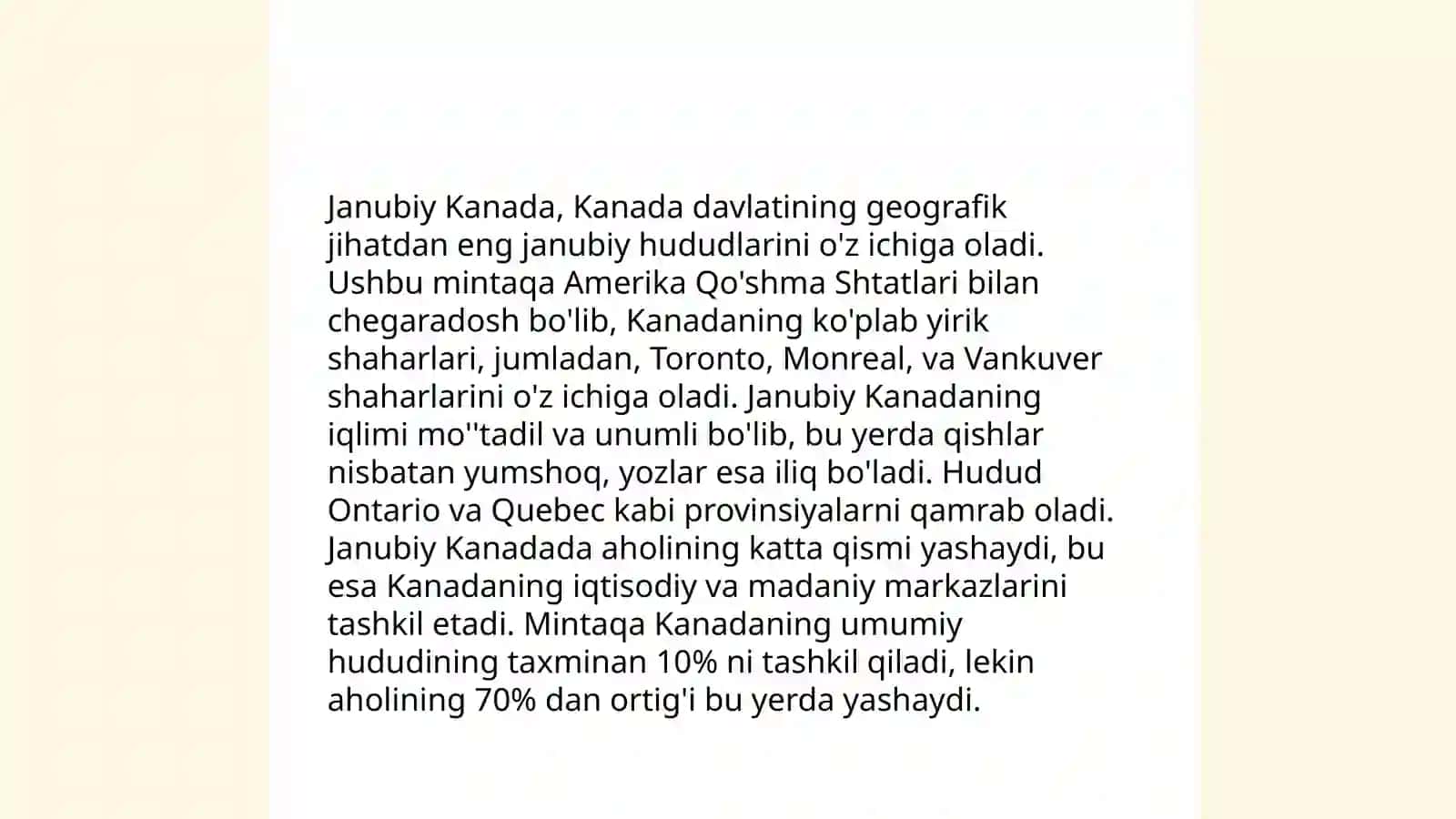 Janubiy Kanada xaqida malumot 3