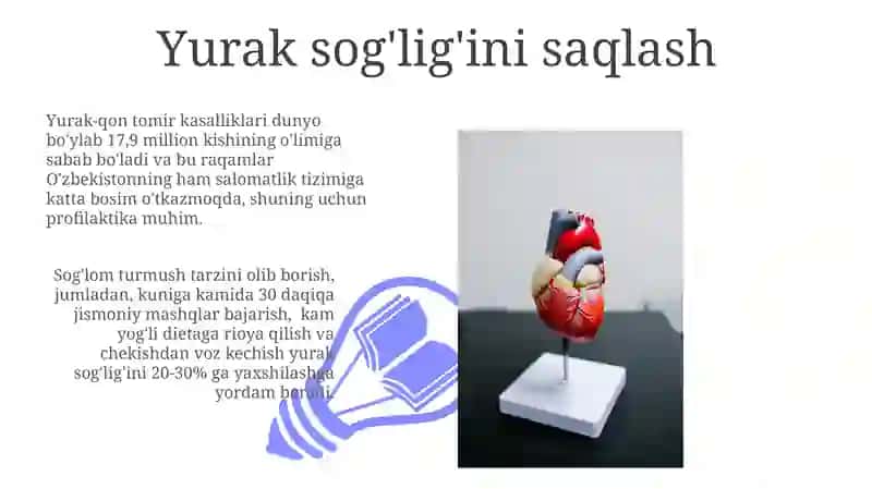 Yurak sog'lig'ini saqlash 3