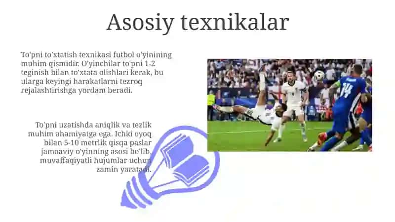Fudbol oʻyin texnikasi va taktikasi 3