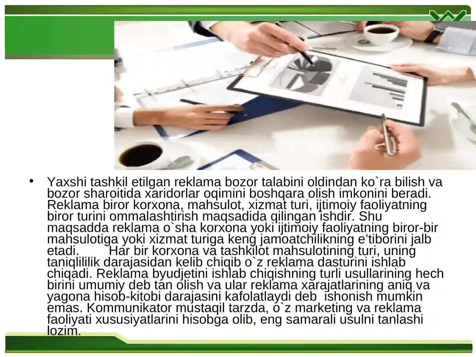 Reklama faoliyati 3