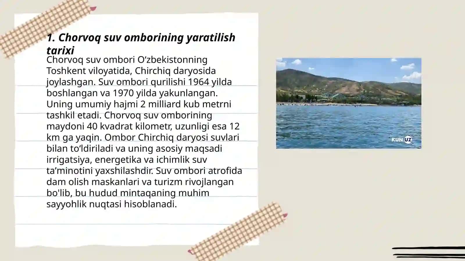 Chorvoq suv omborining gidrogeologiyasi va gidrokimyosi 3