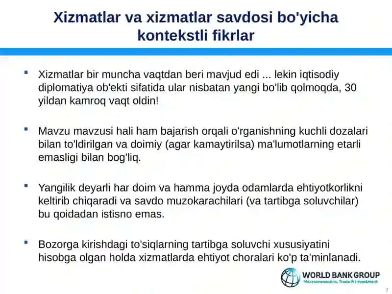 ЖАҲОНИҚТИСОДИЁТИ ТАРМОҚЛАРИ 3