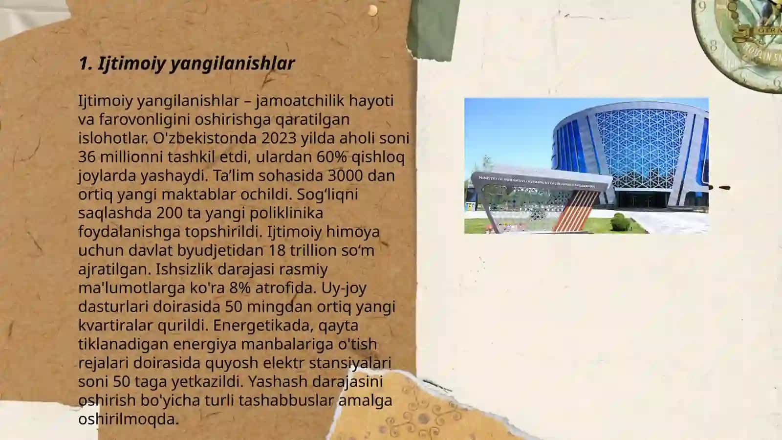 Ijtimoiy yangilanishlar 3