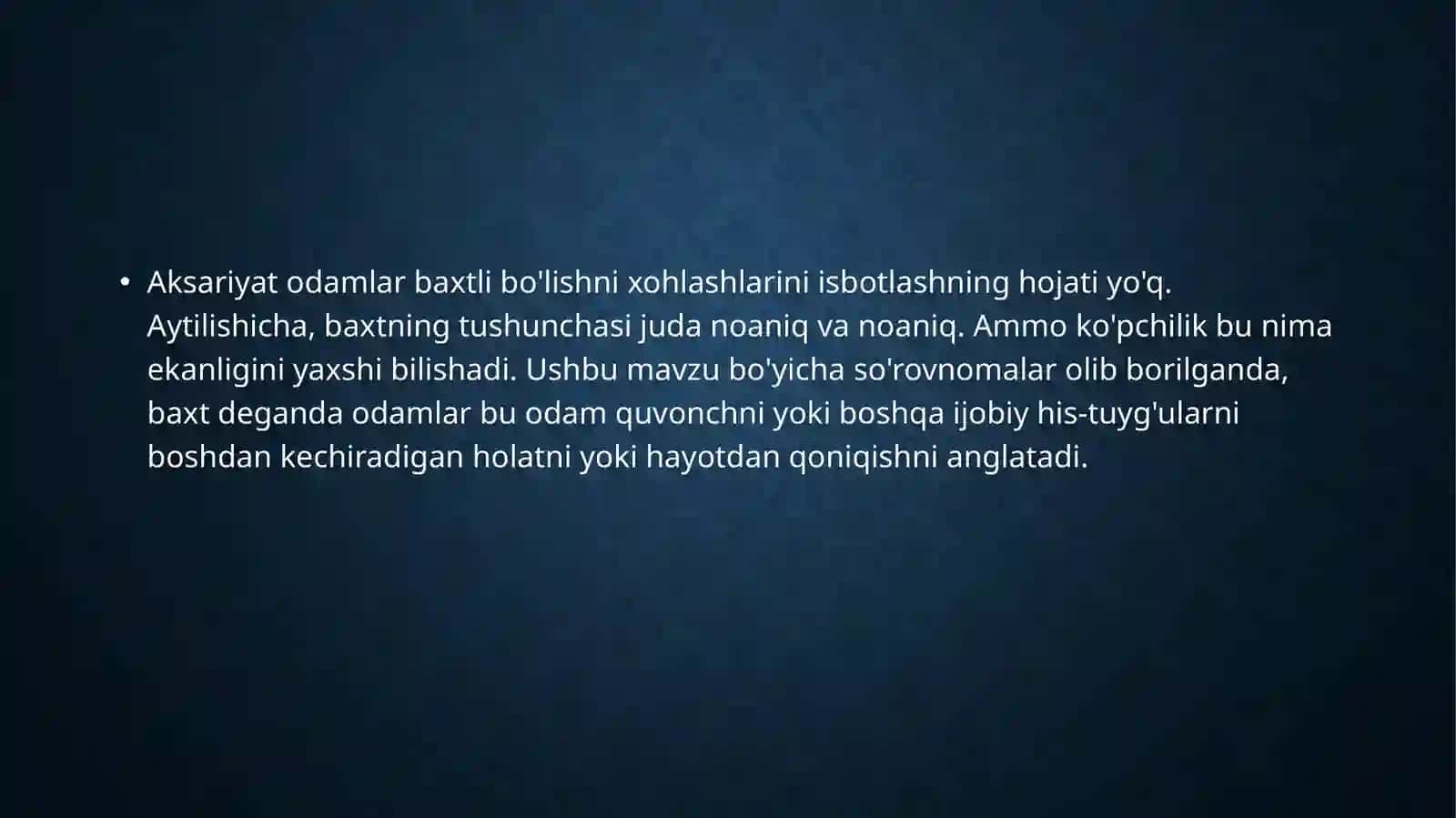 Qoniqish va Quvunch 3