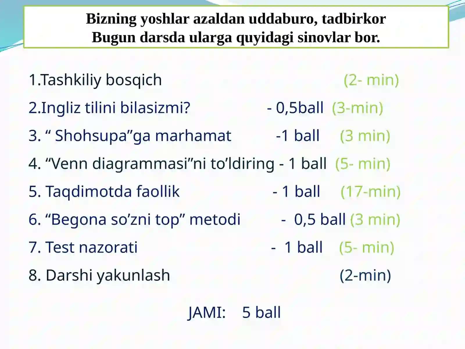 7-sinf Fizika fanidan Yerning sun'iy yo'ldoshlari ochiq dars ishlanma 3
