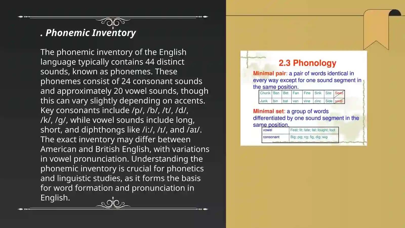 Phonology 3
