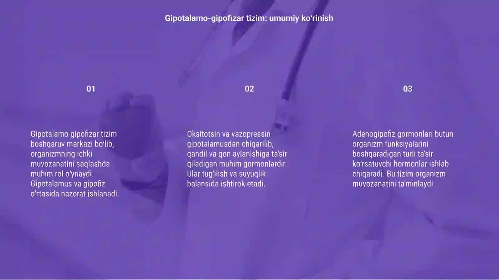 Gipotalamo-gipofizar tizim: boshqaruv va ta'sir 3