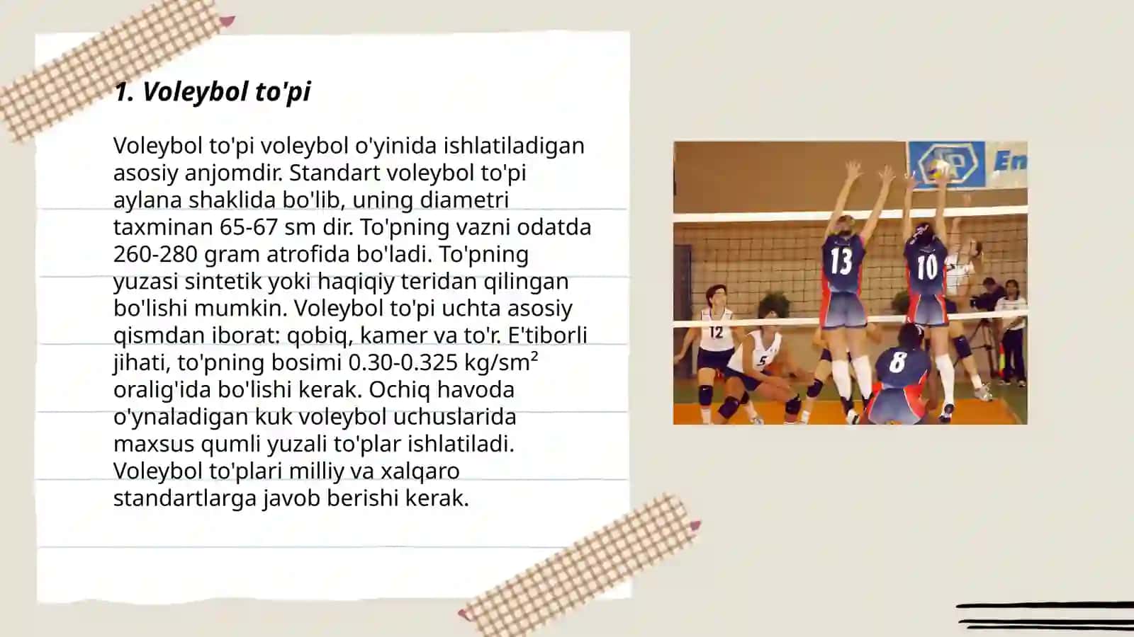 Volleybol sport jihozlari haqida 3