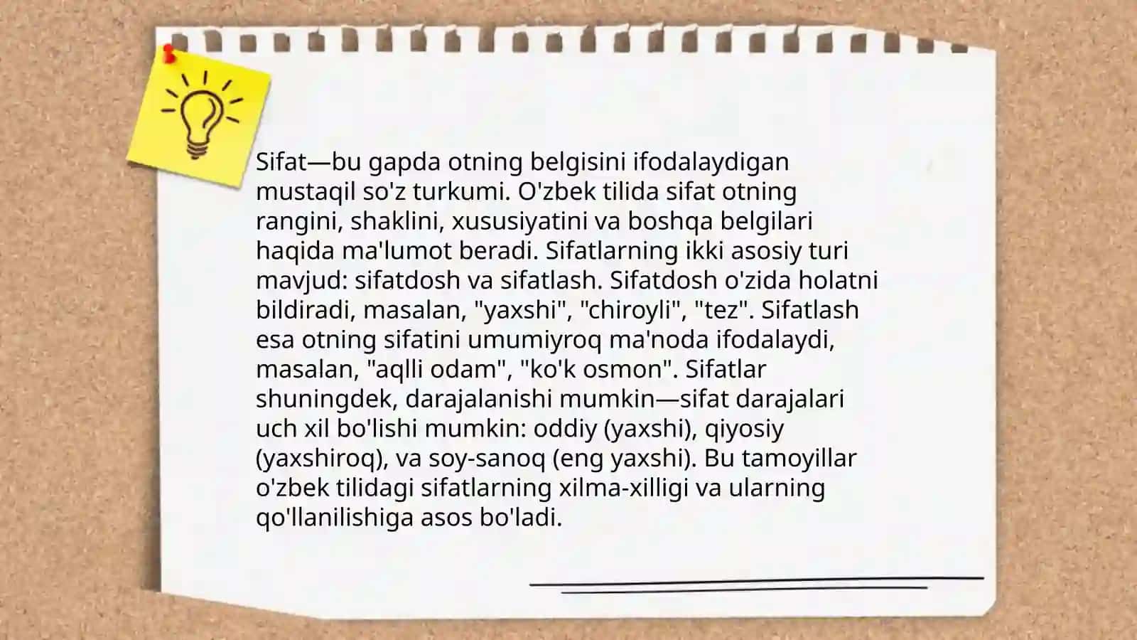 Sifat uning turlari darajalari.Qoʻshma sifat 3