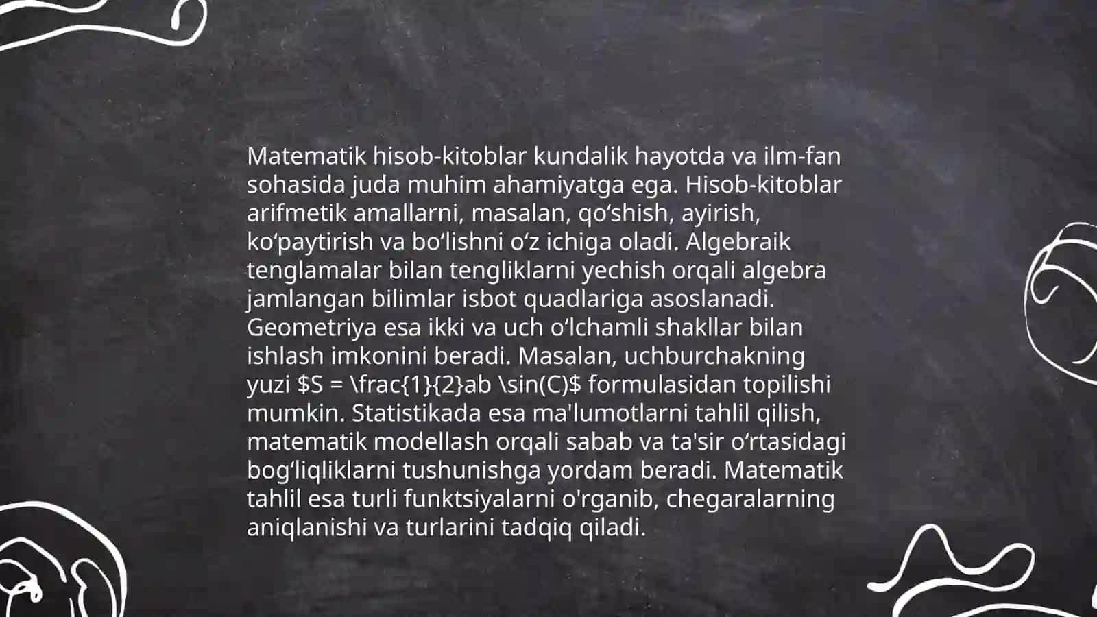 Mathcadda geometry paketi funksiyalari 3