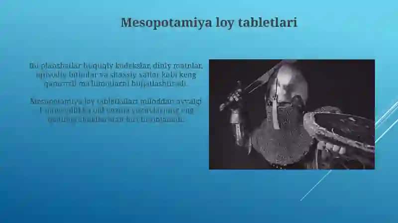 Mesopotamiya loy tabletlari 3