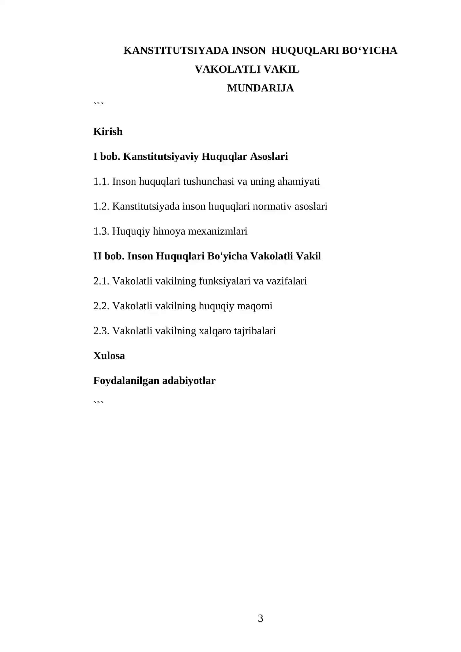 KANSTITUTSIYADA INSON HUQUQLARI BOʻYICHA VAKOLATLI VAKIL 3
