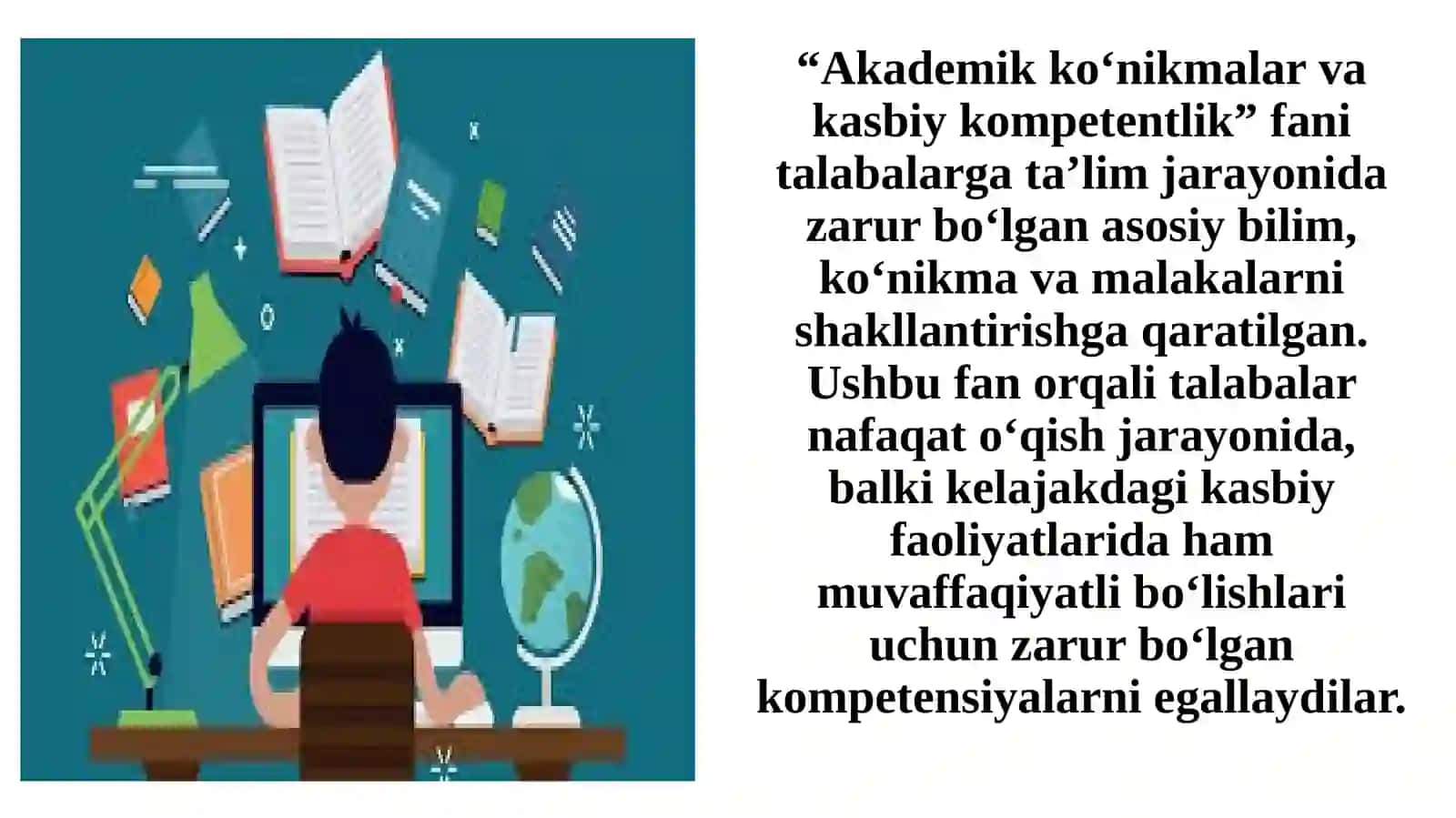 AKADEMIK KO‘NIKMALAR VA KASBIY KOMPETENTLIK FANIGA KIRISH 3