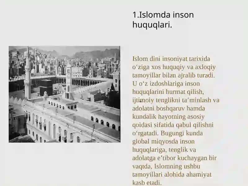 Islomda inson huquqlari 3