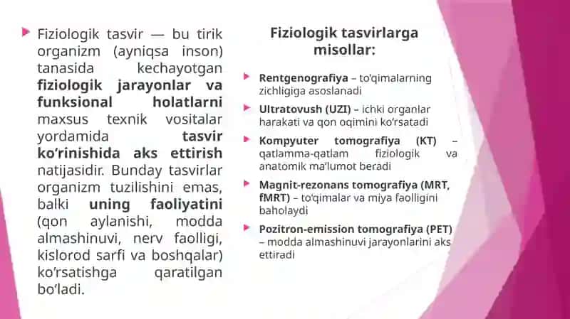 Fiziologik tasvirlar kontrastni yaxshilash usullari 3