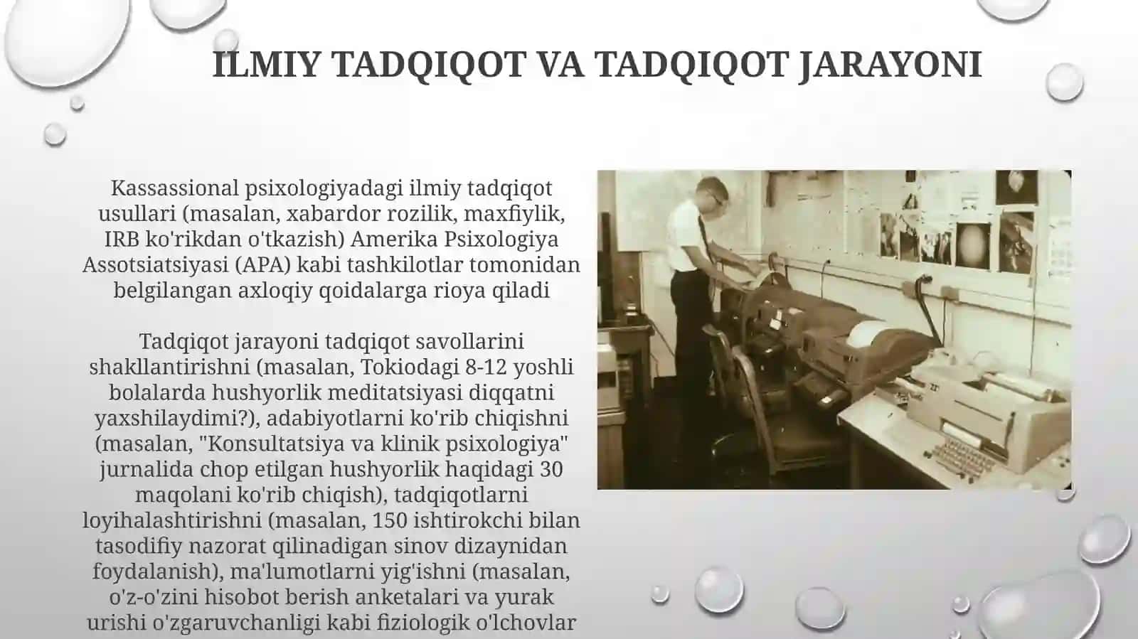 Kasbiy psixologiyaning ilmiy tadqiqod metodlari 3