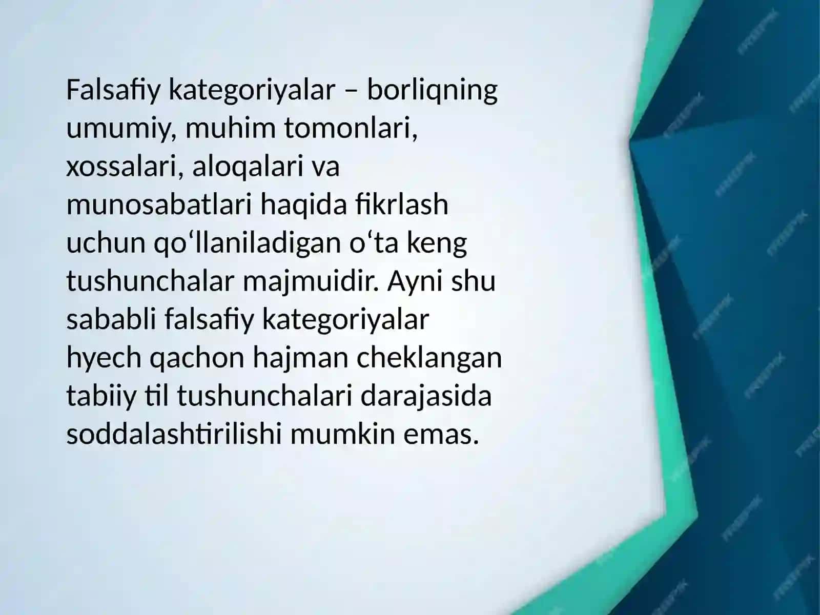 Falsafa qonun va kategoriyalarining ijtimoiy hjarayonlar dialektikasidagi o'rni 3