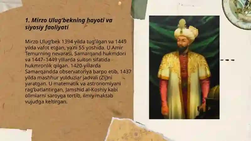 Mirzo Ulugʻbekning hayoti va siyosiy faoliyati 3