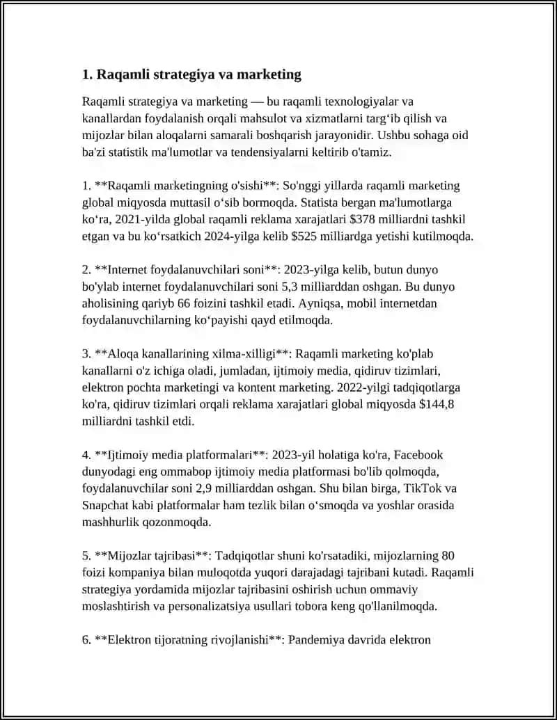TURIZM KORXONA FAOLIYATINING ELEKTRON BIZNES REJASI 3