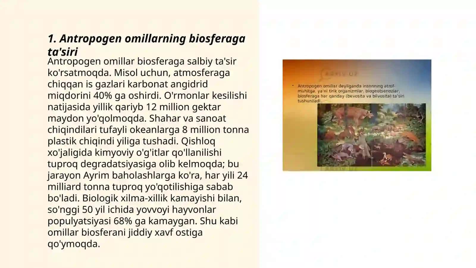 Antropogen omilning biosfera evalyutsiyasiga ta'siri 3